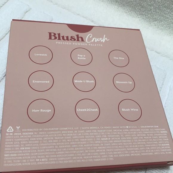 COLOURPOP BLUSH CRUSH EYESHADOW PALETTE CP BOUTIQUE UNTOUCHED NWT - Picture 5 of 8